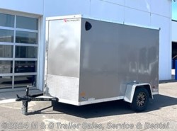 2022 RC Trailers 6x12SA  6'6" Int Cargo W/ Barn Doors - Pewter