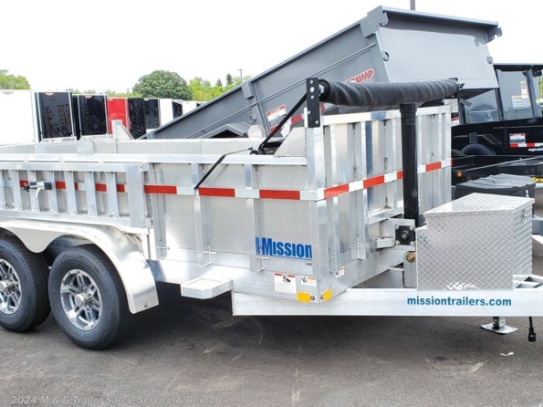 2022 Mission Trailers 12' Aluminum 10k Dump Trailer available in Ramsey, MN