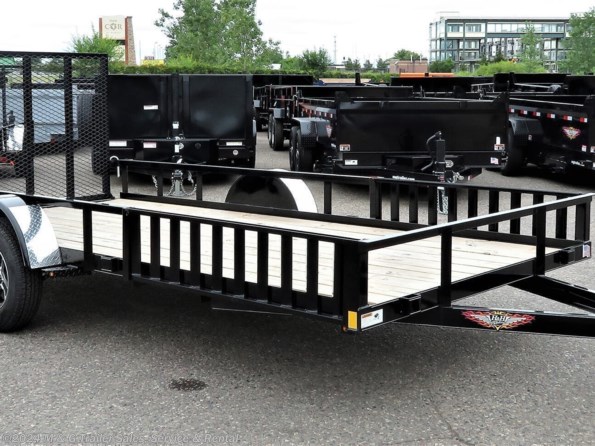 2022 H&H 82x14 Rail Side ATV/Utility Trailer available in Ramsey, MN
