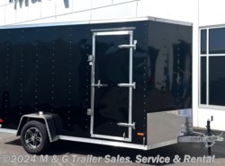 2023 RC Trailers 6x12SAE Aluminum Enclosed Cargo 6'6" int. - Black