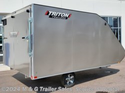 2023 Triton Trailers TC128 Enclosed Snowmobile Trailer - PEWTER