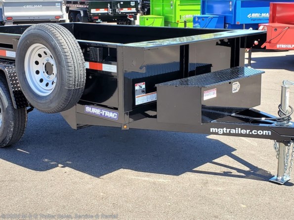 2023 Sure-Trac by Sure-trac Trailers 5X8 Low Pro 5K Dump Trailer -  Black available in Ramsey, MN