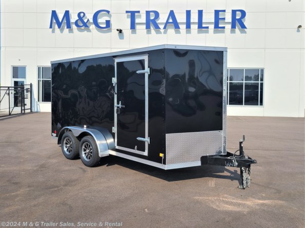 2023 RC Trailers 7x14TA Enclosed 7' Int Cargo - Black available in Ramsey, MN