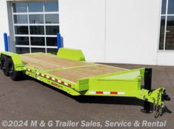 2023 Midsota TB-22 Tilt Bed Equipment Trailer - SAFETY GREEN