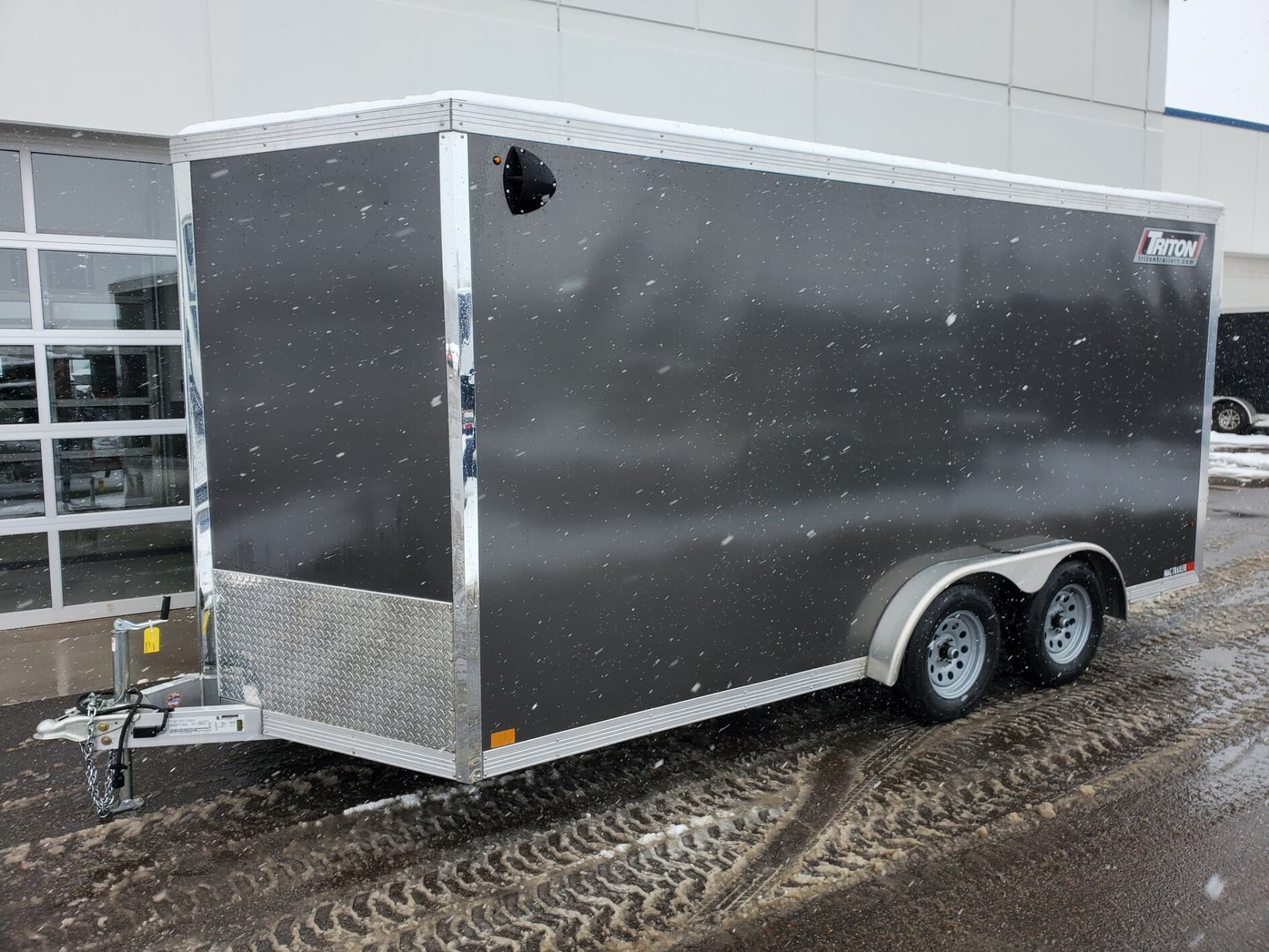7x16 Cargo Trailer for sale Used Triton Trailers 7.5x16 NXT Aluminum