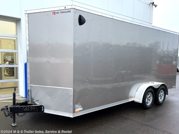 2023 RC Trailers 7x18 Enclosed Cargo 7' Interior - Pewter available in Ramsey, MN