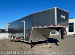 2023 Mission Trailers 8.5x32 Gooseneck Enclosed - Charcoal