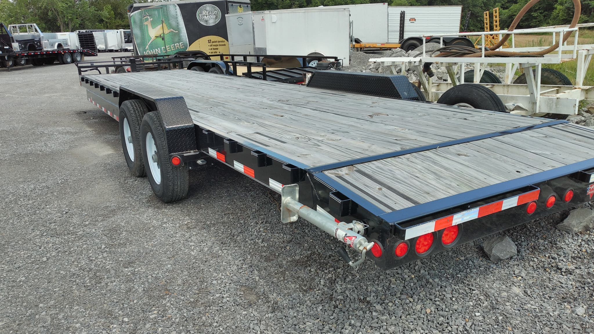 Flatbed 2018 PJ Trailers C8302 TrailersUSA