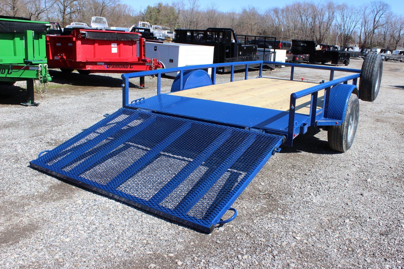 Utility Trailer - 2020 Diamond C PSA152-12X77-BLUE | TrailersUSA