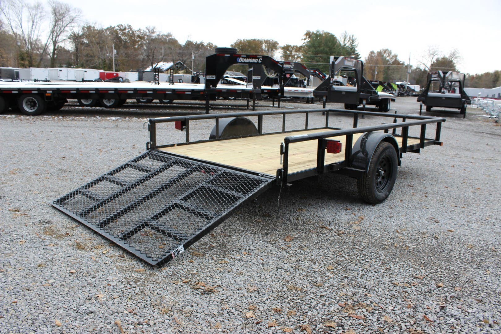 2021 Top Hat USA12X77P 6x12 Utility Trailer For Sale in TH00311