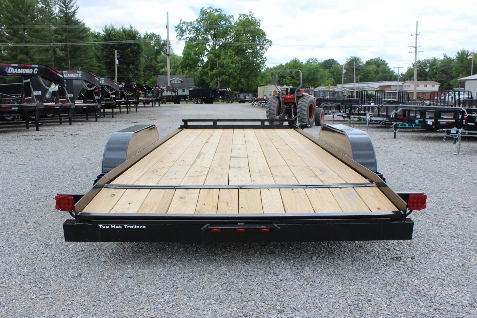 2021 Top Hat BC20318X83 7x18 Flatbed Trailer For Sale in TH06505