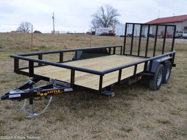 2022 Doolittle 77x16 Tandem Axle Pipe Top Utility Trailer available in Fairland, OK