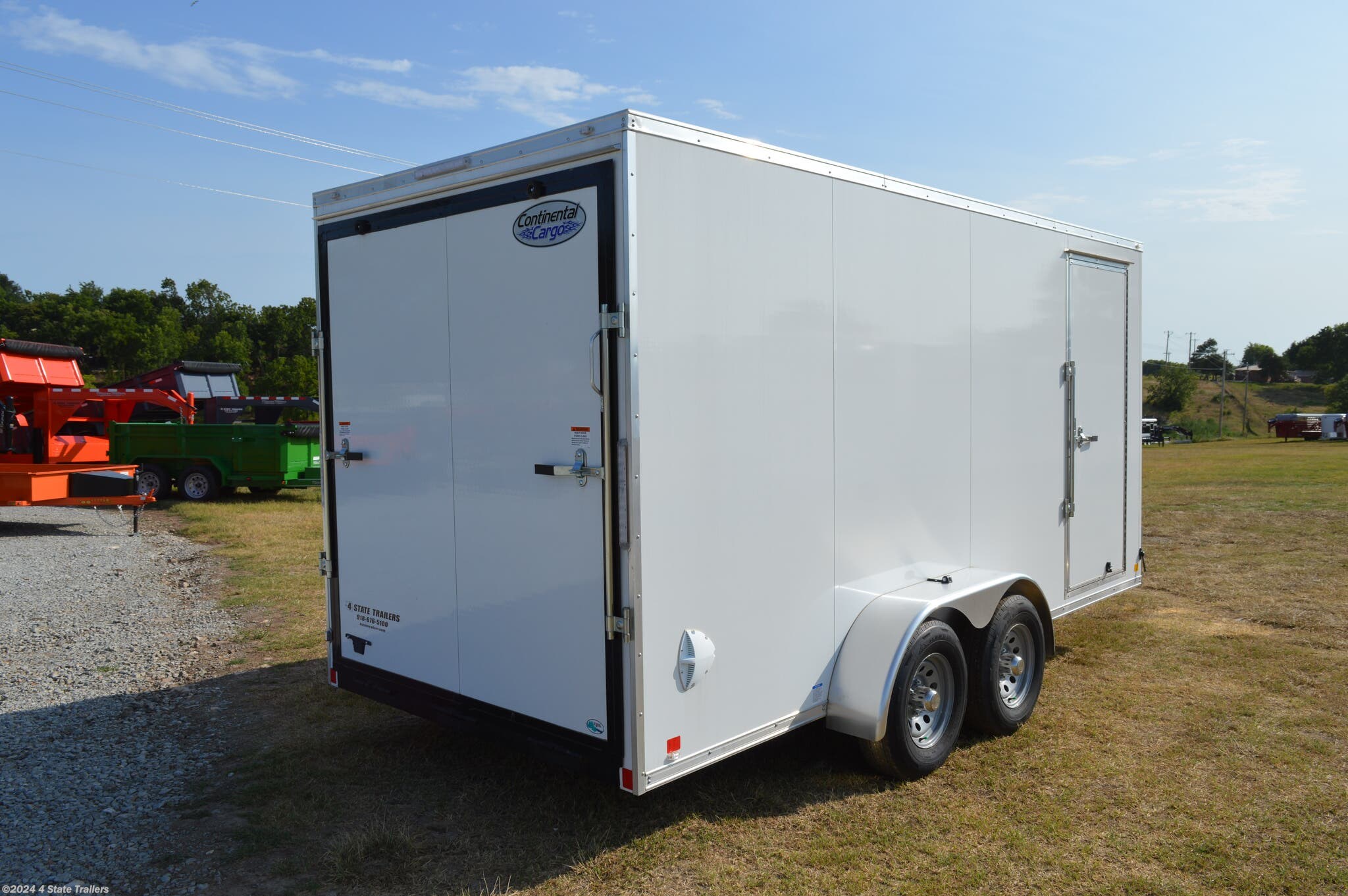 7x16 Cargo Trailer For Sale New Continental Cargo 7x16x7 All Steel