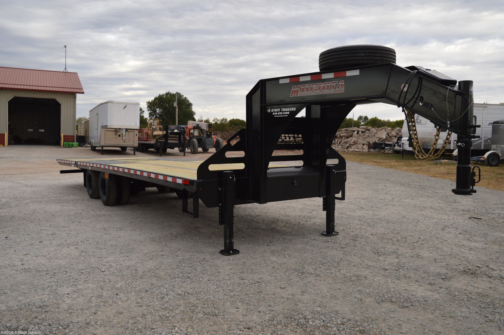 8x32 Flatbed/Flat Deck (Heavy Duty) Trailer for sale New Midsota 8