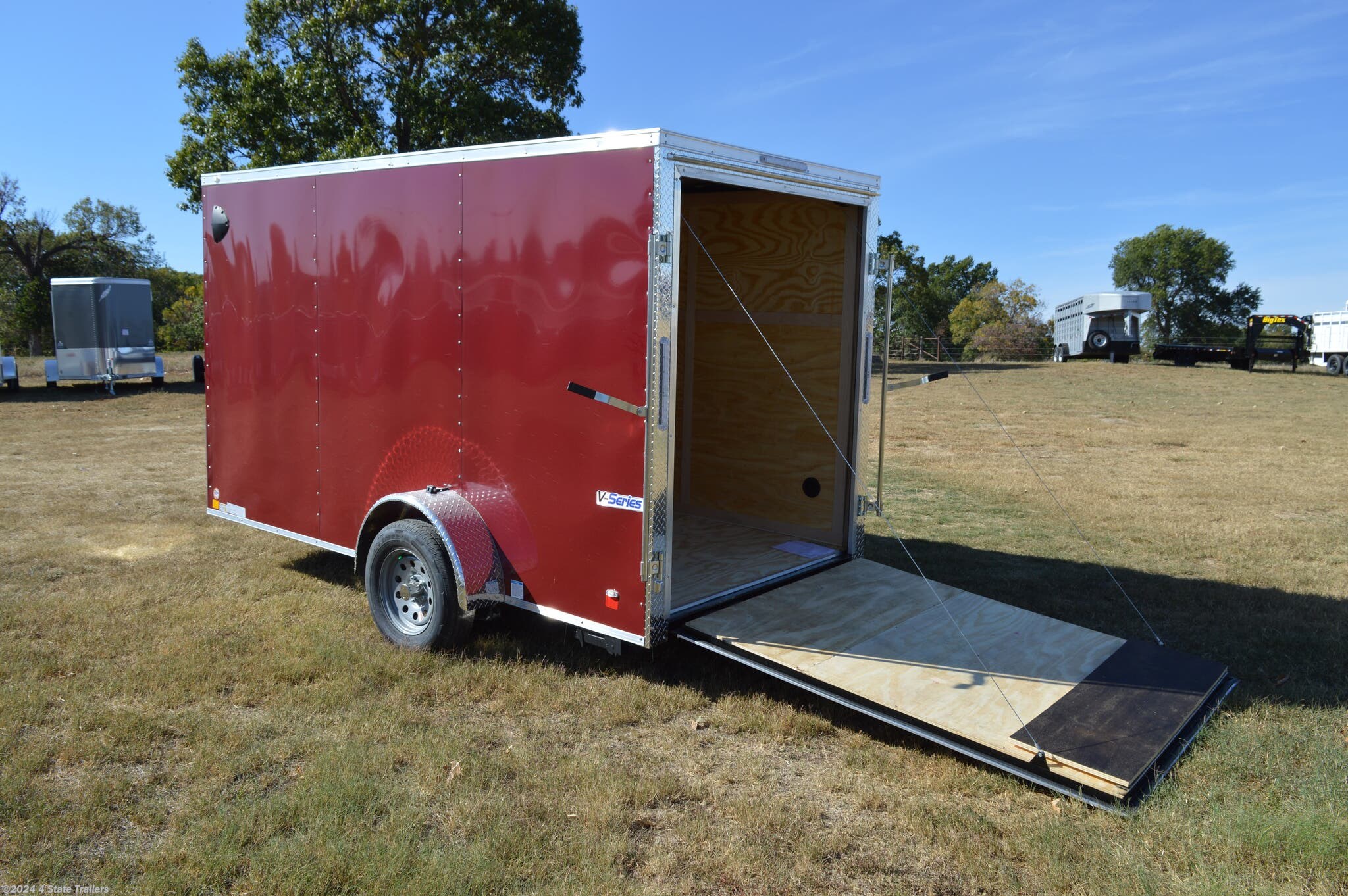 6x12 Cargo Trailer For Sale New Continental Cargo V Series 6x12x66