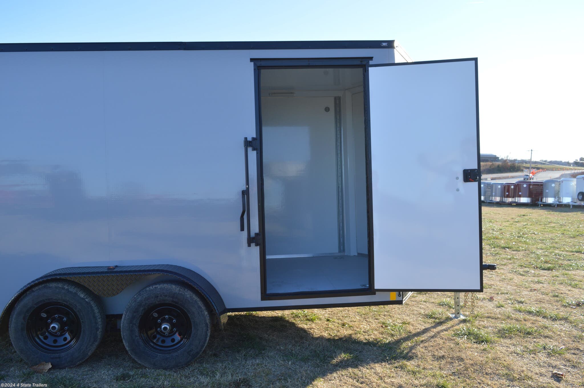 7x14 Cargo Trailer for sale New CellTech Trailers 7'X14'X7 All Steel