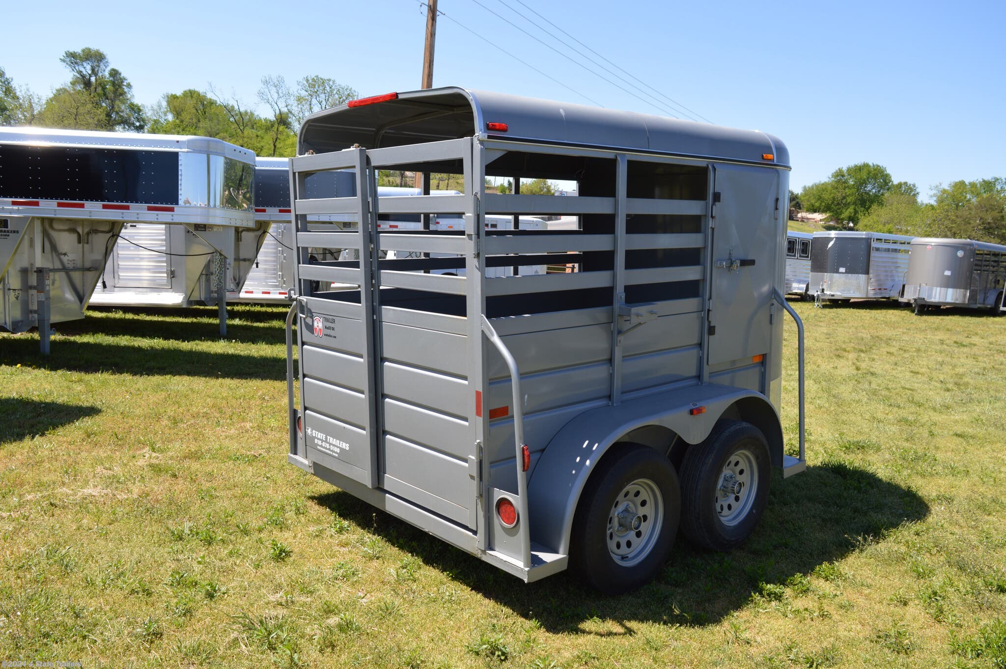 5x10 Cattle/Livestock Trailer for sale | New W-W Trailer 5x10 BUMPER ...