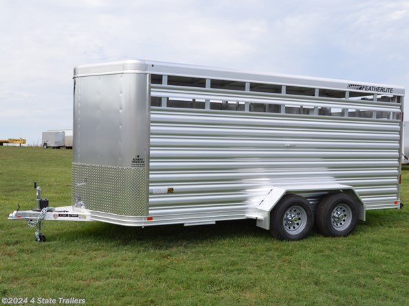 2023 Featherlite 6'7"x16'X6'6" 8107 Stock Trailer available in Fairland, OK