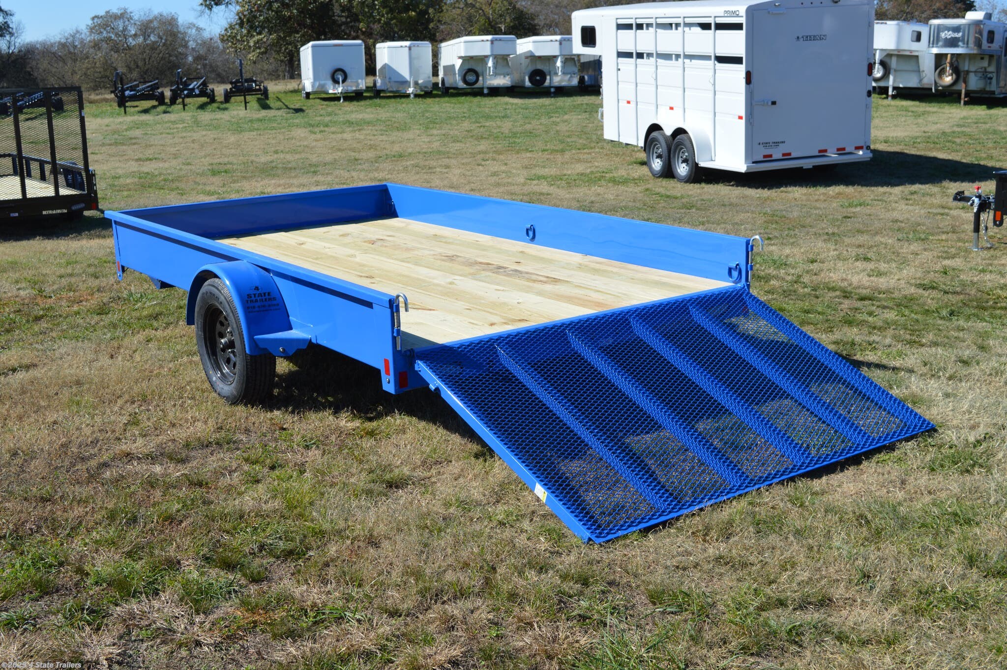 6x12 Utility Trailer for sale New Rice Trailers Single Stealth 82X12