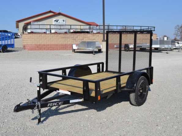 2024 Rice Trailers Single Utility 5X8 UTILITY TRAILER available in Fairland, OK