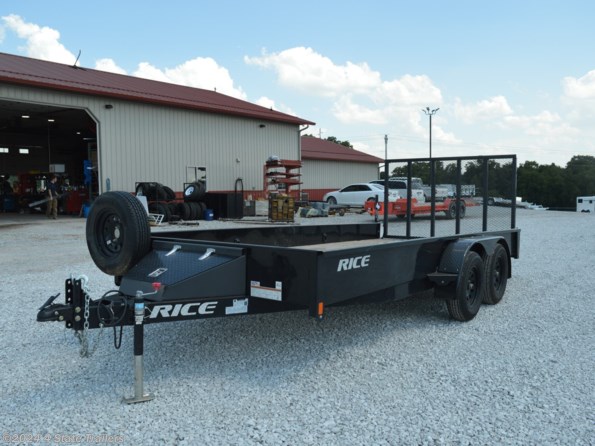 2024 Rice Trailers Tandem Stealth 82X16 UTILITY TRAILER WITH SOLID SIDES available in Fairland, OK