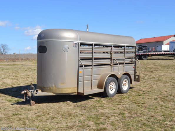 2002 W-W Trailer ALL AROUND 5X14X6 STOCK TRAILER available in Fairland, OK