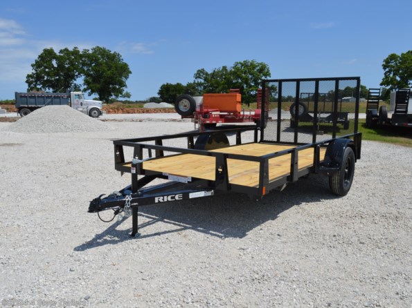 2024 Rice Trailers Single Utility 76X12 UTILITY TRAILER available in Fairland, OK