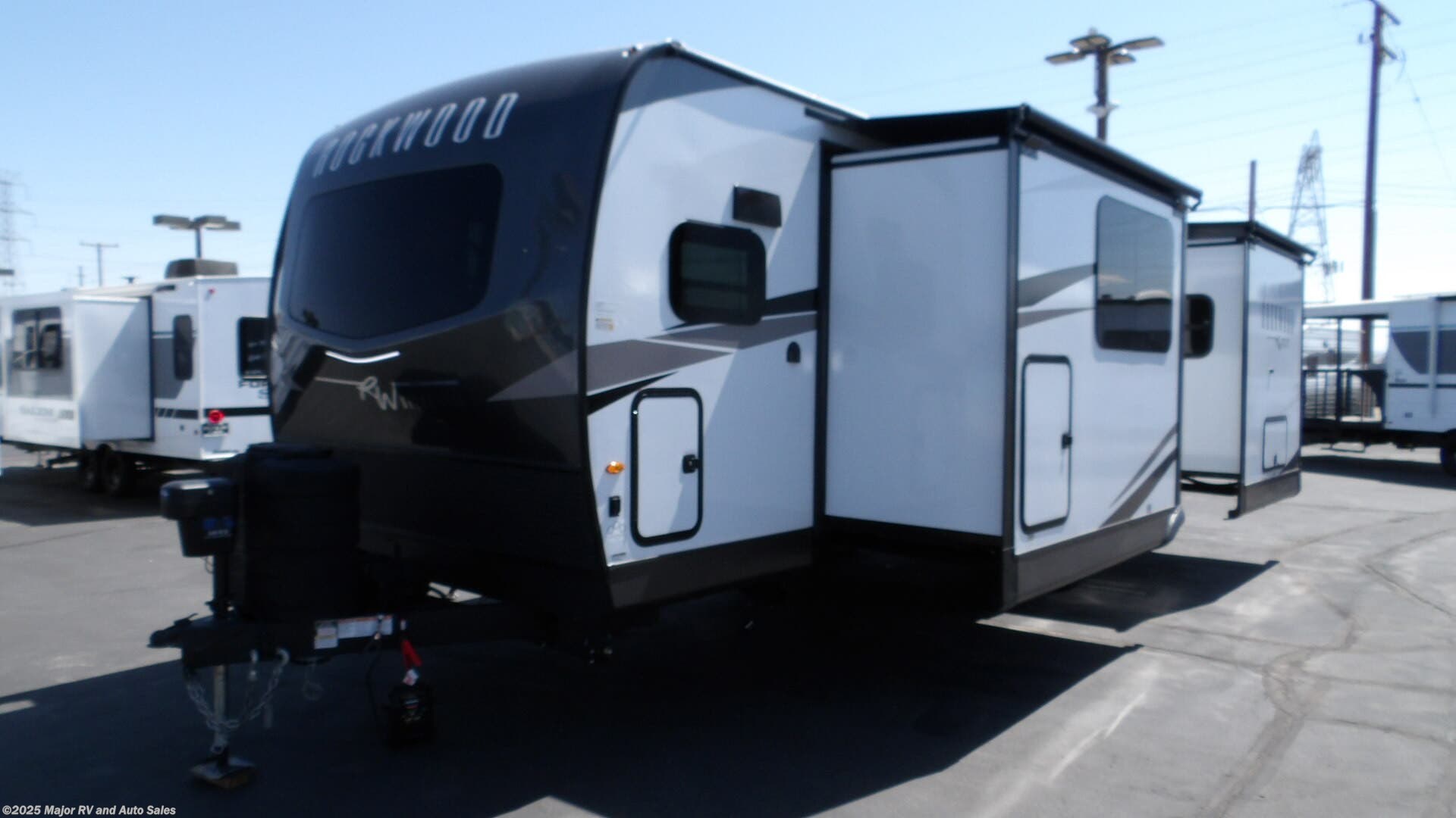 New 2025 Forest River Rockwood 2619FK, 2 SLIDES, 2 A/C'S, 400 WATT SOLAR, AUTO-LE available in Hesperia, California