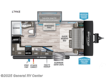 New 2023 Grand Design Imagine XLS 17MKE available in North Canton, Ohio
