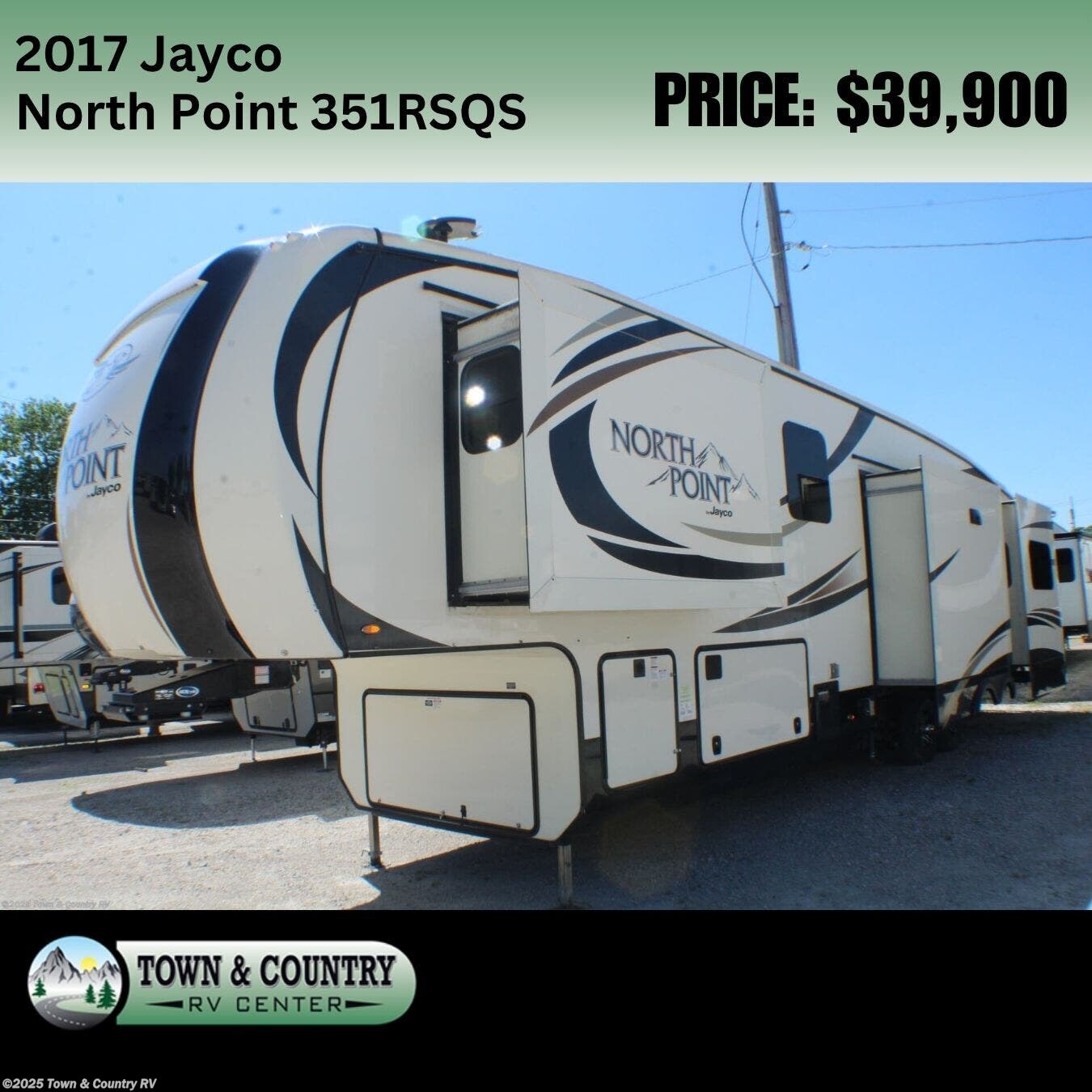 Used 2017 Jayco North Point 351RSQS available in Clyde, Ohio