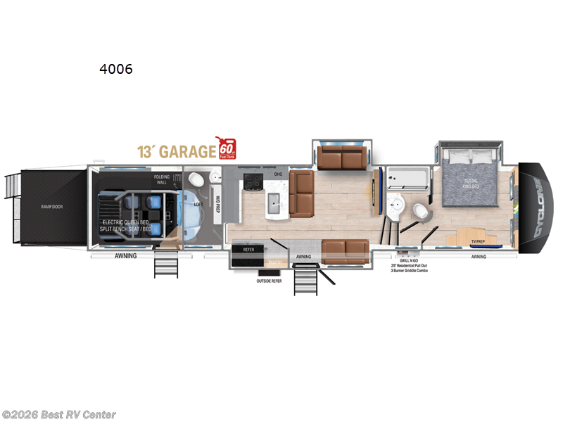 New 2025 Heartland Cyclone 4006 available in Turlock, California
