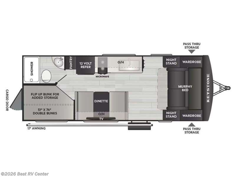 New 2026 Keystone Bullet Classic 21BHC available in Turlock, California