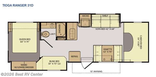 Used 2014 Fleetwood Tioga Ranger 31D available in Turlock, California