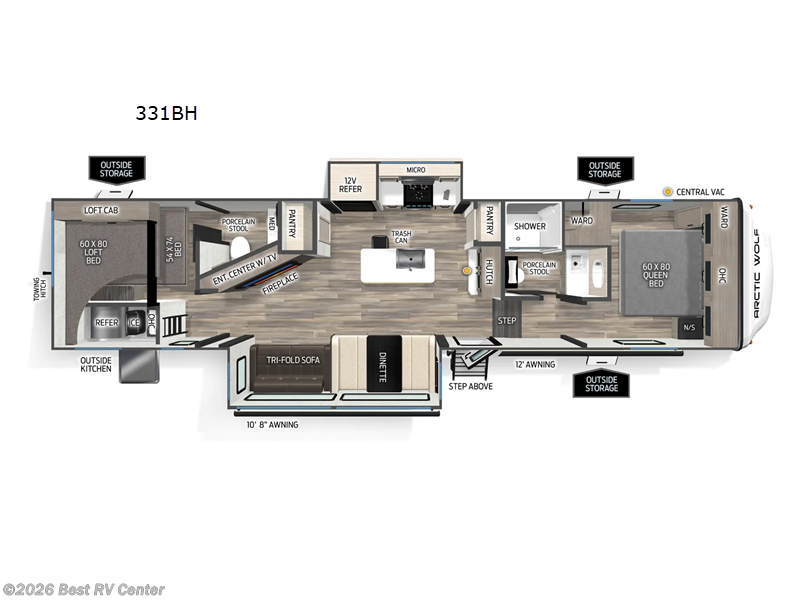 New 2027 Forest River Cherokee Arctic Wolf 331BH available in Turlock, California