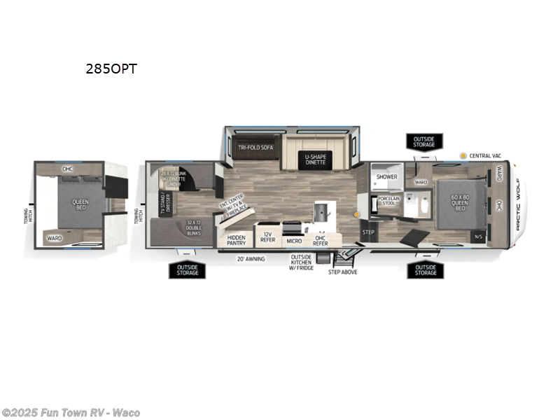 New 2026 Forest River Cherokee Arctic Wolf 285OPT available in Hewitt, Texas