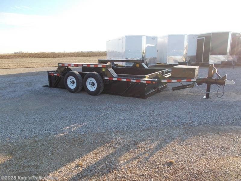 Tilt Deck 2020 Behnke BB Trailers 14' Tandem Axle Drop Down Manlift