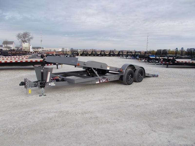 Tilt Deck - 2020 Midsota 82X18' Full Power Tilt Trailer W/ Winch Mount ...