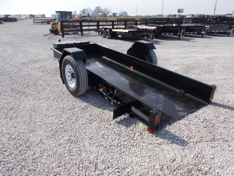 Tilt Deck 2020 Midsota SL12 Scissor Lift Trailer 52X12' Single Axle 7700G TrailersUSA