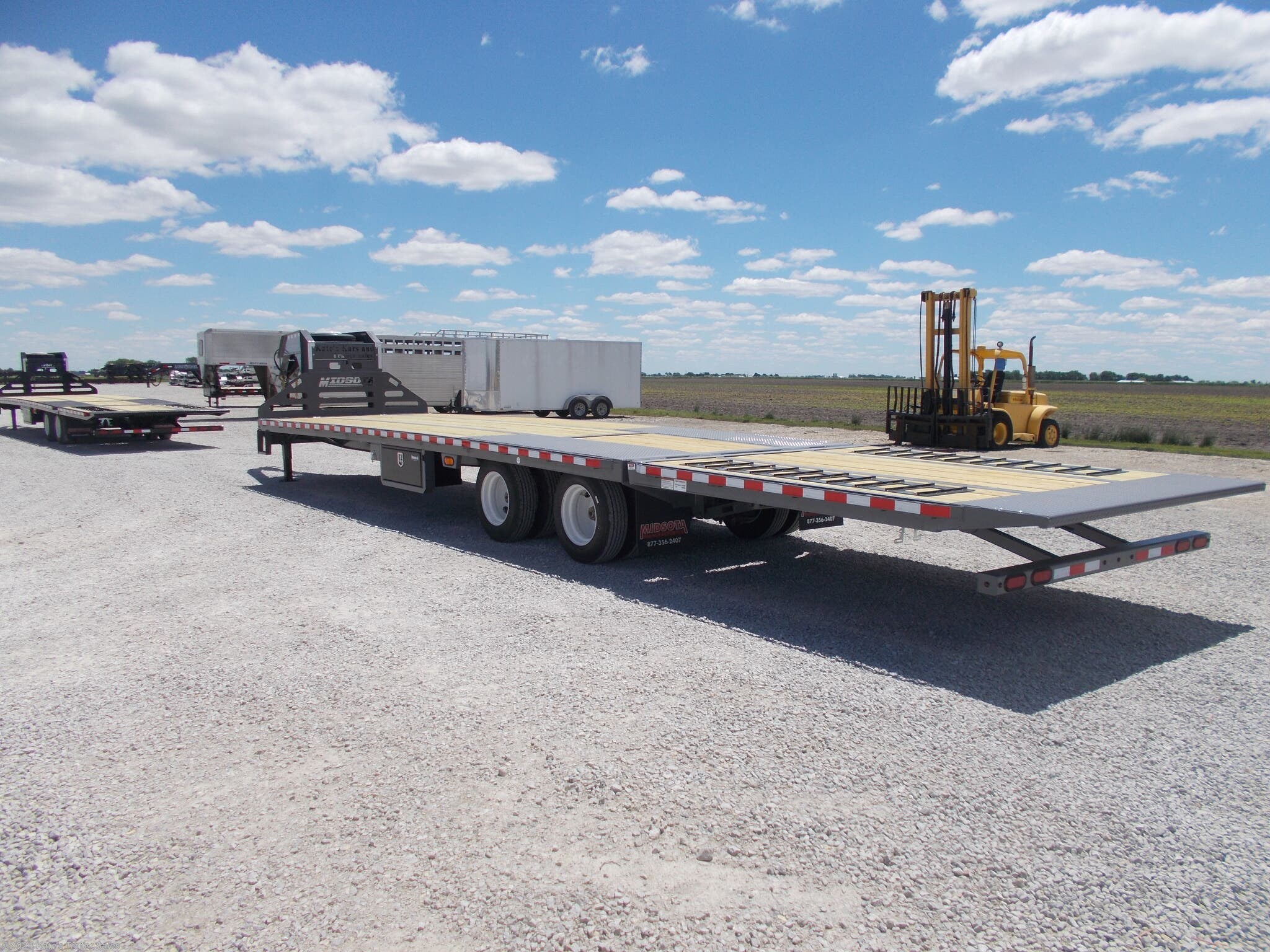 Deckover - 2020 Midsota FB 36' Gooseneck Trailer 12K Axles 25900 LB ...