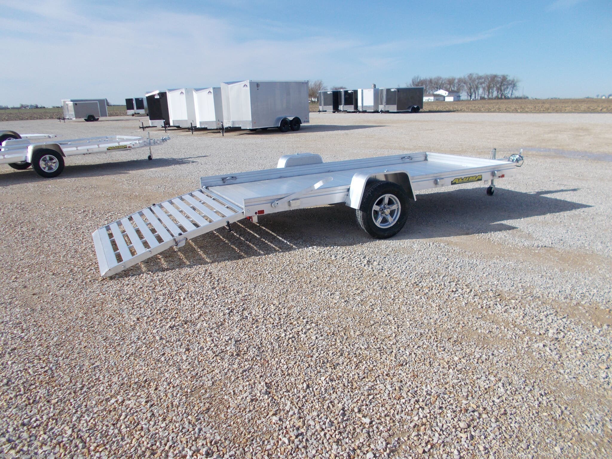 6x12 ATV Trailer for sale New Aluma 6812HSBT 68X12 Aluminum Utility