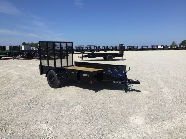 2022 Rice Trailers Stealth 76X10 Solid Side Single Axle w Toolbox available in Arthur, IL
