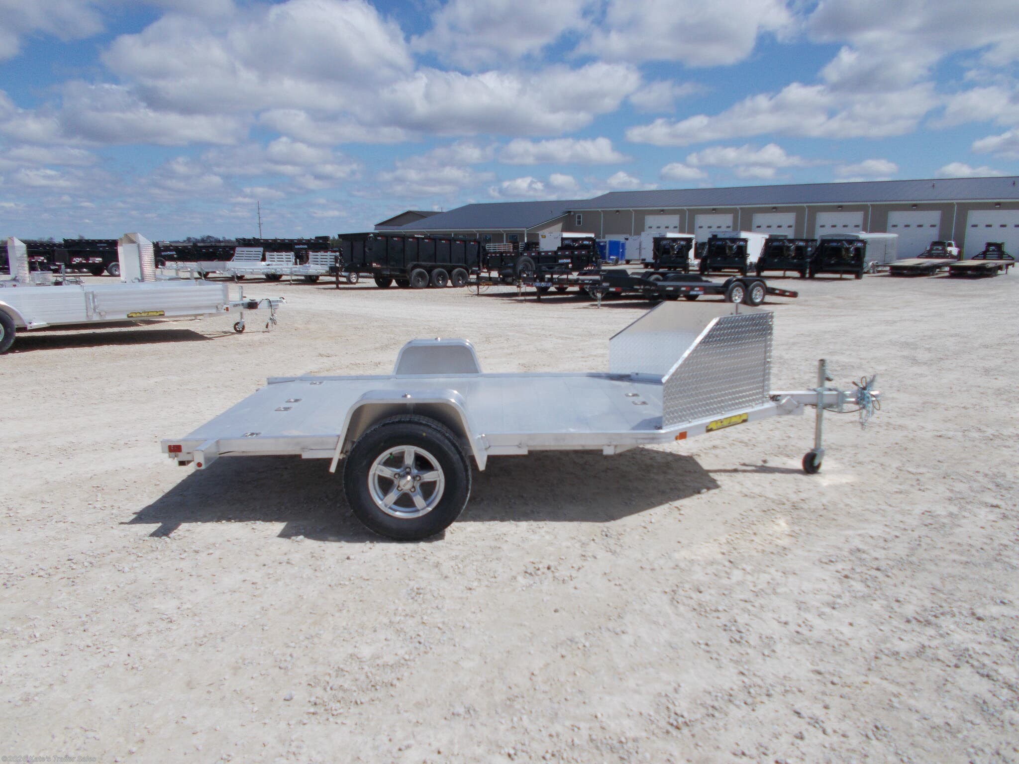 6x11 Motorcycle Trailer for sale New Aluma MC210 (2) Motorcycle