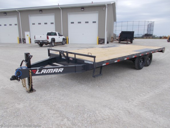 2022 Lamar 102X20' Deckover Trailer Flatbed Equipment available in Arthur, IL