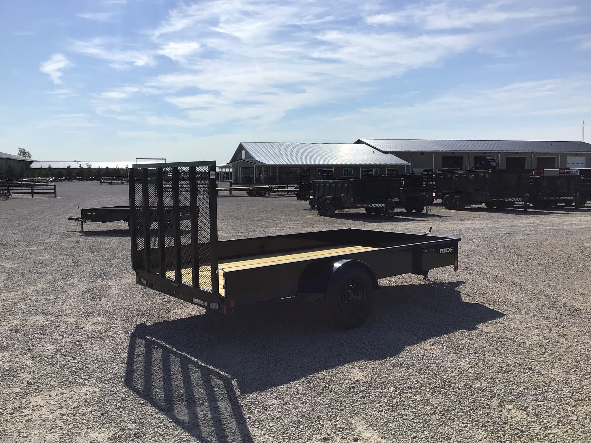 6x12 Utility Trailer for sale New Rice Trailers Single Stealth 76X12