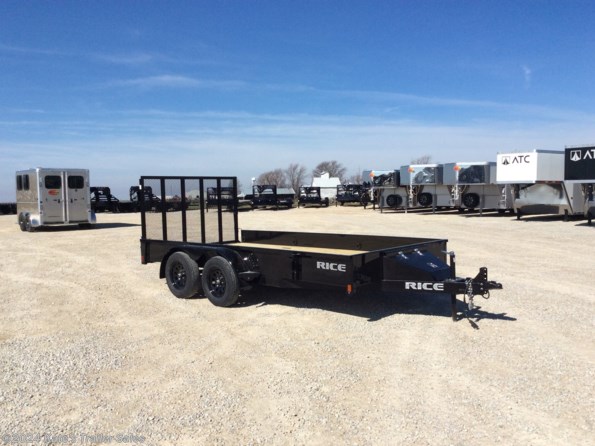 2023 Rice Trailers Ta Stealth 82X14 Solid Side Tandem Axle w Toolbox available in Arthur, IL