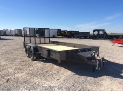 2024 Rice Trailers Tandem Stealth 82X16 Solid Side Tandem Axle w Toolbox
