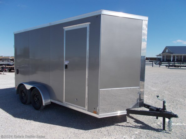 2024 Cross Trailers 7X14' Enclosed Cargo Trailer 12"+Tall Spare+Mount available in Arthur, IL