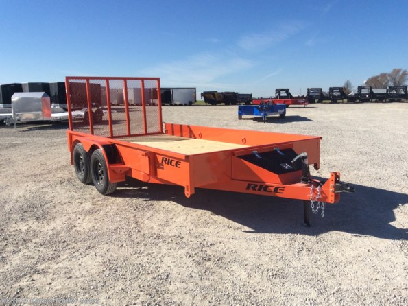 2024 Rice Trailers Tandem Stealth 82X14 Solid Side Tandem Axle w Toolbox available in Arthur, IL
