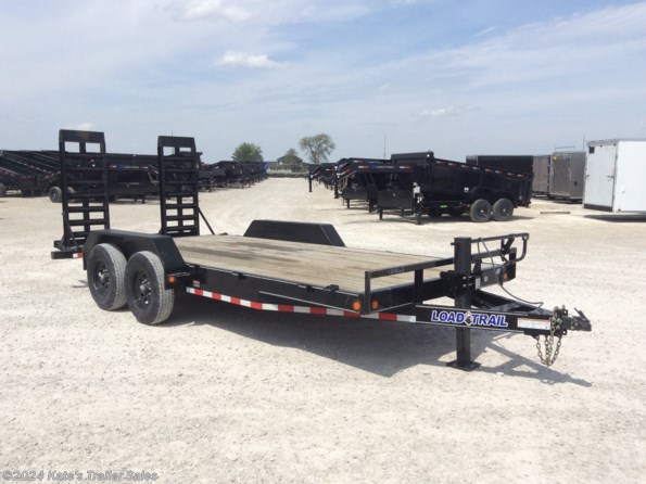 2021 Load Trail 83X18' 14K Equipment Trailer Fold Up Ramps available in Arthur, IL