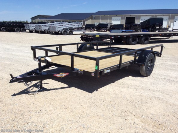 2024 H&H 12' Utility Trailer 82X12 available in Arthur, IL